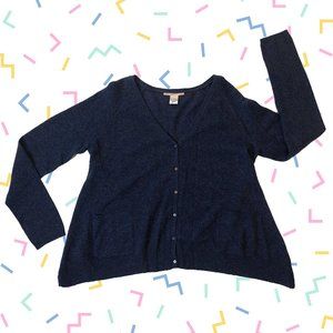 Cashmere Cardigan Sweater w/ Pockets